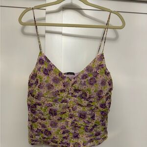 Zara flower tank top